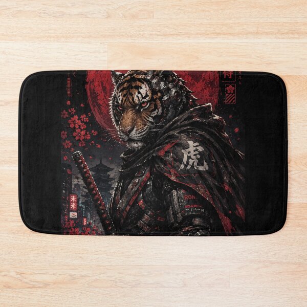 Item preview, Futuristic Cyber Samurai Tiger Warrior designed and sold by Besir26.