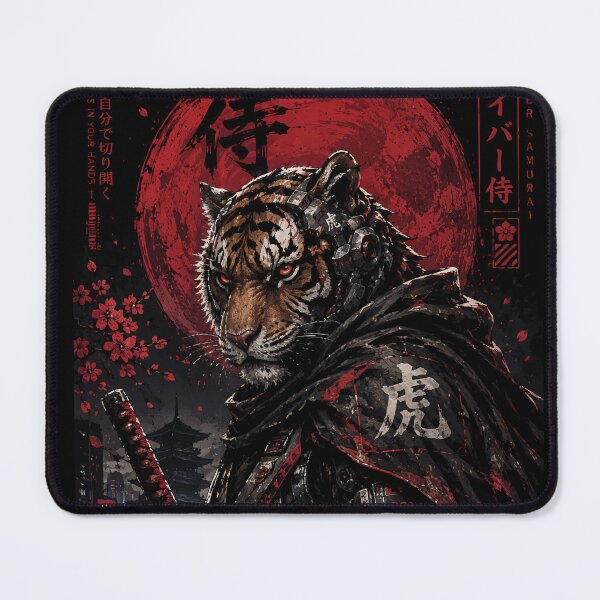 Item preview, Futuristic Cyber Samurai Tiger Warrior designed and sold by Besir26.