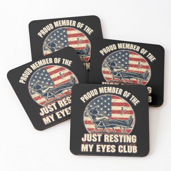 Item preview, Proud Member of The Just Resting My Eyes Club Father's Day designed and sold by Saitokuu7Art.