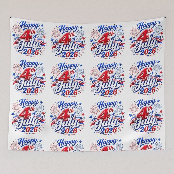 Item preview, 4th of July 2026 design designed and sold by manytshirts.