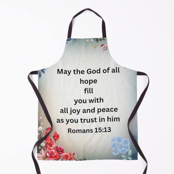 Item preview, Romans 15:13 God of Hope Floral Bible Verse Art designed and sold by photoart1854.