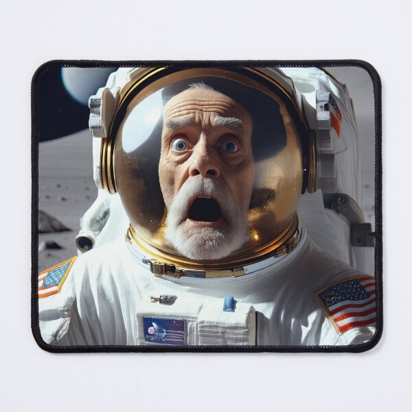 Item preview, Old Man in a space suit on the moon designed and sold by Colin Bentham.