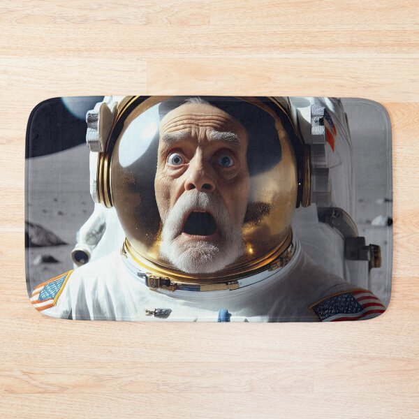 Item preview, Old Man in a space suit on the moon designed and sold by Colin Bentham.