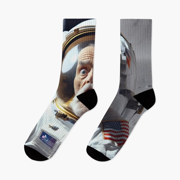 Item preview, Old Man in a space suit on the moon designed and sold by Colin Bentham.