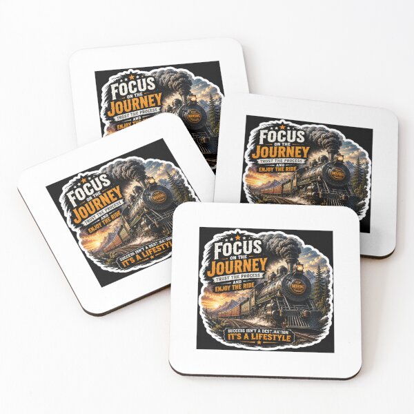 Item preview, Focus on the Journey – Motivational Train Sticker designed and sold by Ishratparween11.