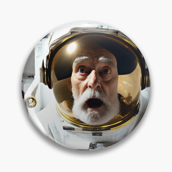 Item preview, Old Man in a space suit on the moon designed and sold by Colin Bentham.
