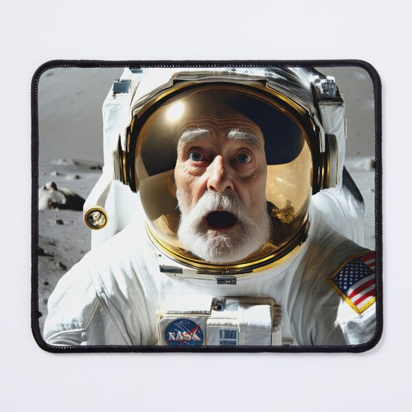Item preview, Old Man in a space suit on the moon designed and sold by Colin Bentham.