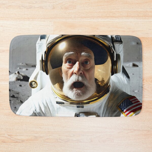 Item preview, Old Man in a space suit on the moon designed and sold by Colin Bentham.
