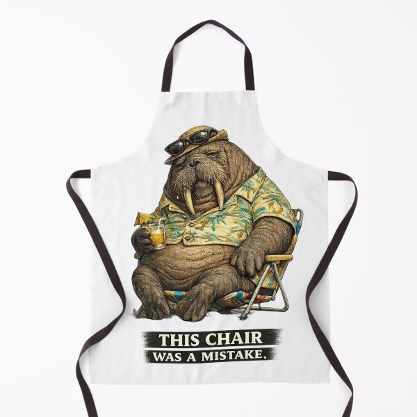 Item preview, This Chair Was A Mistake Funny Vacation Walrus designed and sold by ByAnad.