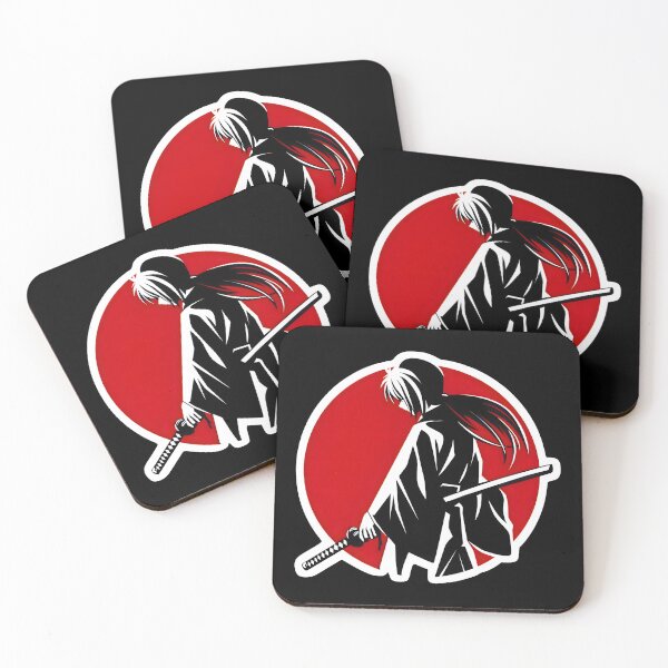 Item preview, The Silent Battosai - Himura Kenshin Minimalist Samurai Vector Art designed and sold by Teenkai.