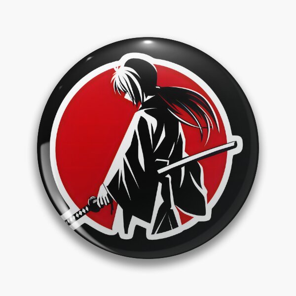 Item preview, The Silent Battosai - Himura Kenshin Minimalist Samurai Vector Art designed and sold by Teenkai.