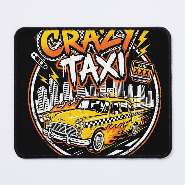 Item preview, Crazy Taxi Gaming Graphic Tee designed and sold by Senpaiwaves.