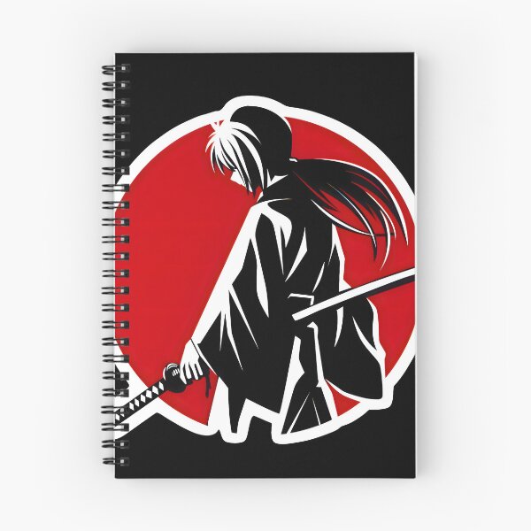 Item preview, The Silent Battosai - Himura Kenshin Minimalist Samurai Vector Art designed and sold by Teenkai.