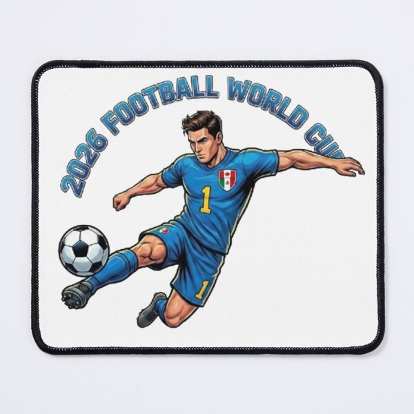 Item preview, 2026 World Cup: Dynamic Footballer Illustration designed and sold by CHRIST5000.