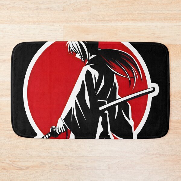 Item preview, The Silent Battosai - Himura Kenshin Minimalist Samurai Vector Art designed and sold by Teenkai.