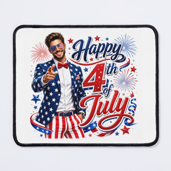 Item preview, Man 4th of July design designed and sold by manytshirts.