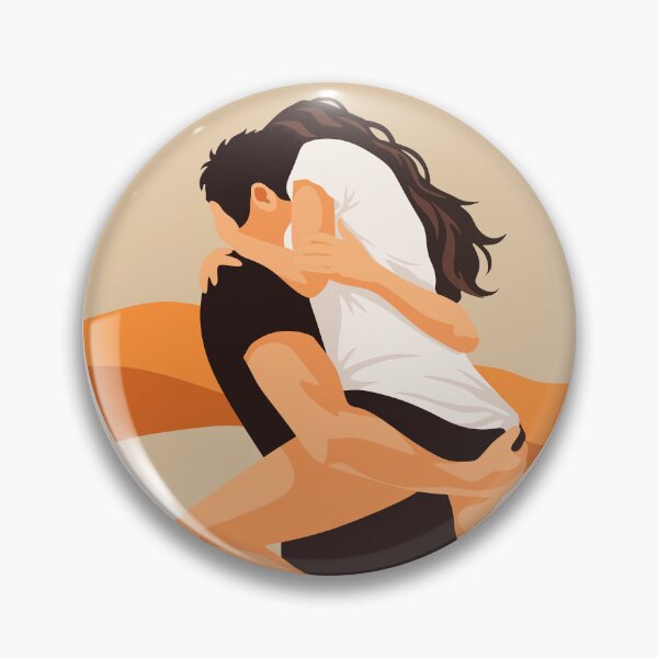 Item preview, Couple Embrace Art Print designed and sold by Studio pod Burom.