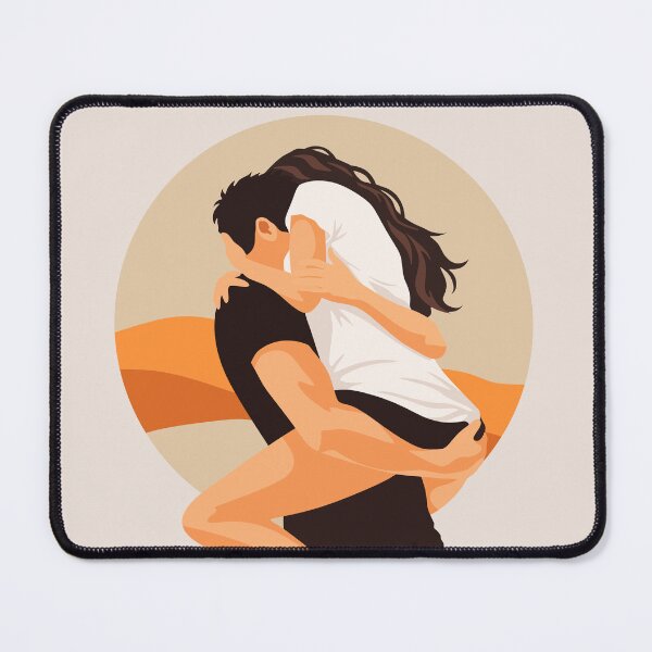 Item preview, Couple Embrace Art Print designed and sold by Studio pod Burom.
