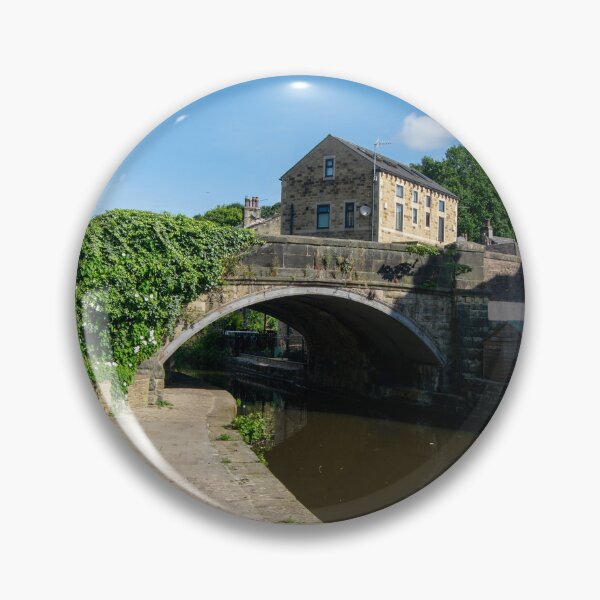 Item preview, Station Road Bridge on the Rochdale Canal, Luddendenfoot designed and sold by ArtworkNorth.