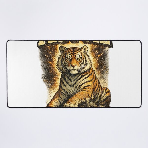 Item preview, Dont Test Me Fierce Tiger Fire Art – Bold Confidence Attitude Humor | Strong Personality Gift designed and sold by irfanshikh.