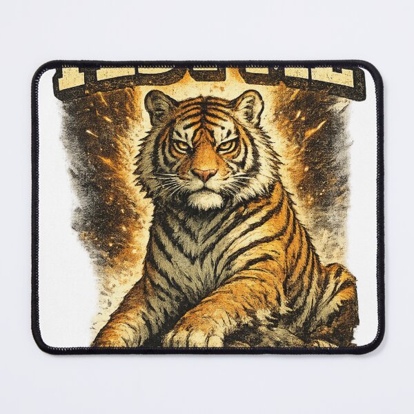 Item preview, Dont Test Me Fierce Tiger Fire Art – Bold Confidence Attitude Humor | Strong Personality Gift designed and sold by irfanshikh.