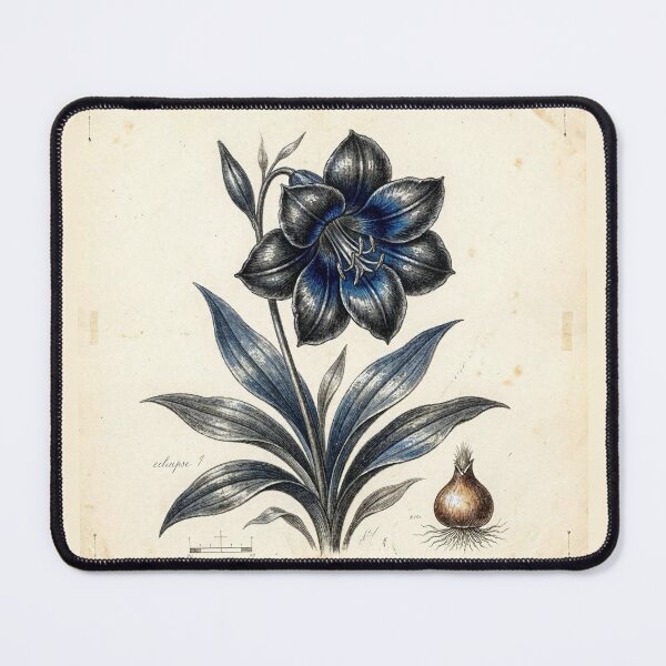 Item preview, Midnight Herbarium II – Eclipse Lily designed and sold by Roberta Calabrese.