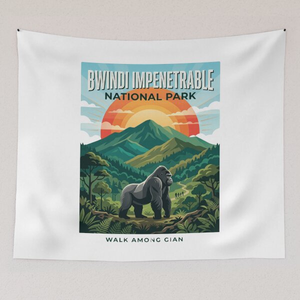 Item preview, Bwindi Impenetrable National Park Walk Among Gian Gorilla Trekking Uganda Travel designed and sold by Simsimah26Parks.