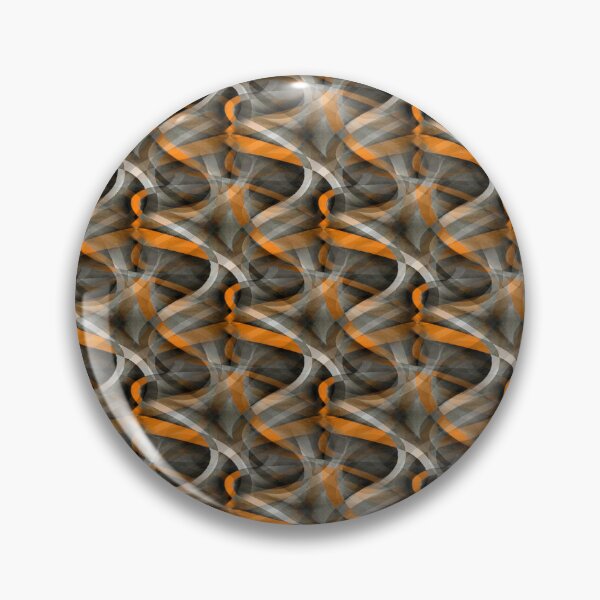 Item preview, Eighties Burned Orange On Grey Abstract Curve Repeat Pattern designed and sold by taiche.