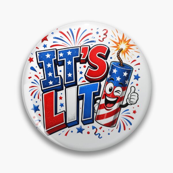 Item preview, It's Lit fun 4th of July design designed and sold by manytshirts.