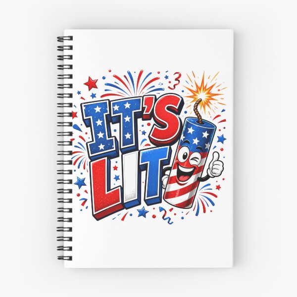 Item preview, It's Lit fun 4th of July design designed and sold by manytshirts.