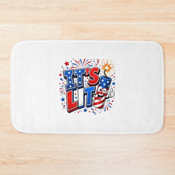 Item preview, It's Lit fun 4th of July design designed and sold by manytshirts.