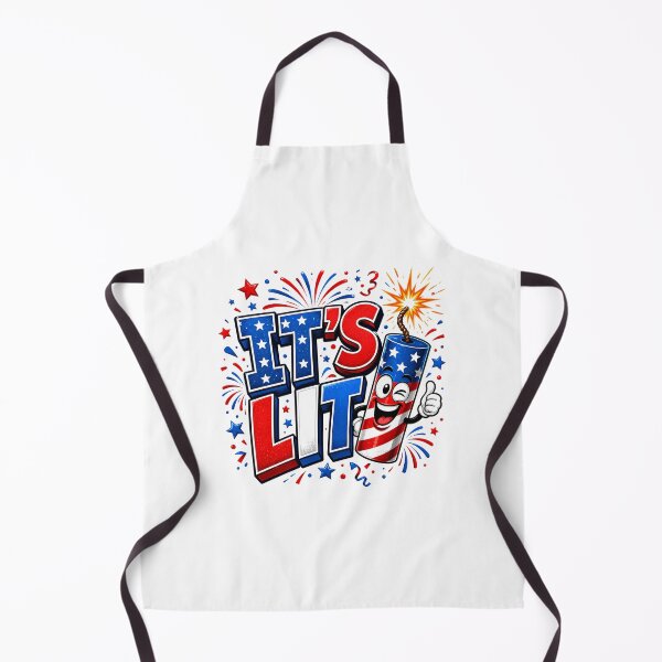 Item preview, It's Lit fun 4th of July design designed and sold by manytshirts.