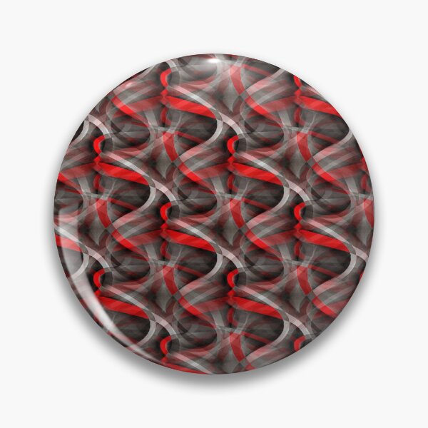 Item preview, Eighties Red On Grey Abstract Curve Repeat Pattern designed and sold by taiche.