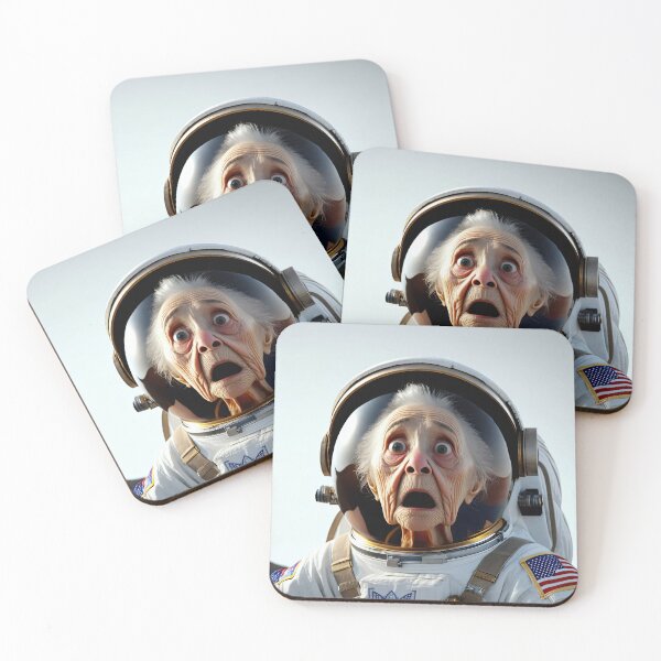 Item preview, Old Woman in a space suit on the moon designed and sold by Colin Bentham.