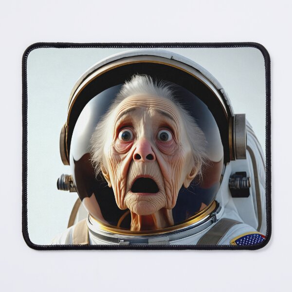 Item preview, Old Woman in a space suit on the moon designed and sold by Colin Bentham.