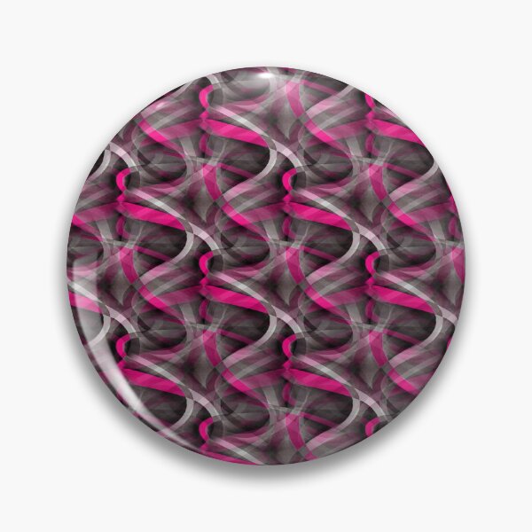 Item preview, Eighties Beautiful Pink On Grey Abstract Curve Repeat Pattern designed and sold by taiche.