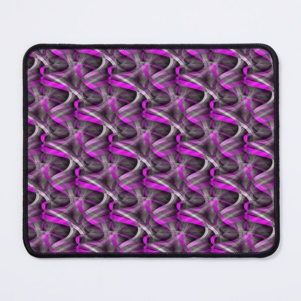 Item preview, Eighties Lilac Pink On Grey Abstract Curve Repeat Pattern designed and sold by taiche.