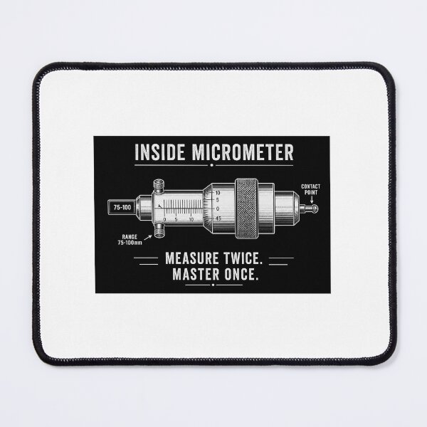 Item preview, Inside Micrometer Technical Blueprint designed and sold by WorkshopBp.