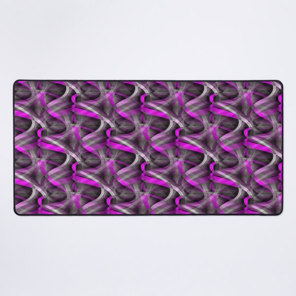 Item preview, Eighties Lilac Pink On Grey Abstract Curve Repeat Pattern designed and sold by taiche.