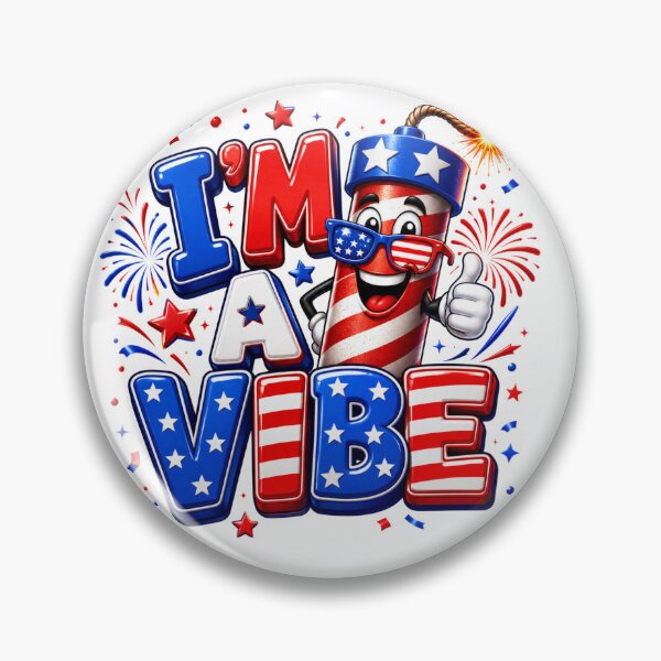 Item preview, I'm a vibe 4th of July design designed and sold by manytshirts.