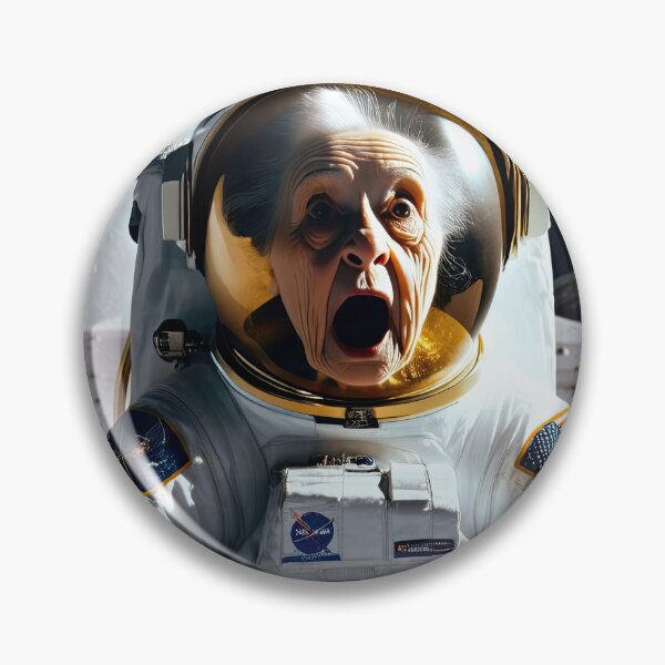 Item preview, Old Woman in a space suit on the moon designed and sold by Colin Bentham.