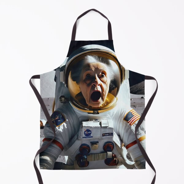 Item preview, Old Woman in a space suit on the moon designed and sold by Colin Bentham.
