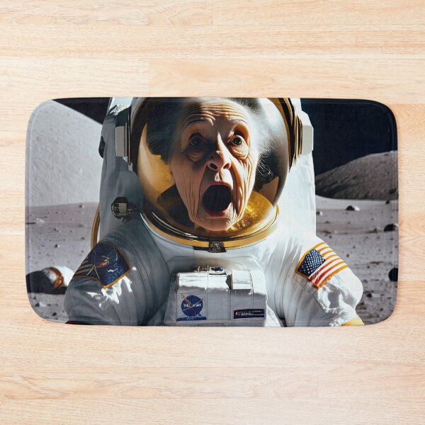 Item preview, Old Woman in a space suit on the moon designed and sold by Colin Bentham.