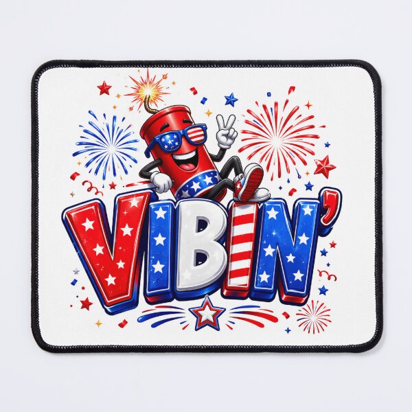 Item preview, Vibin' 4th of July design designed and sold by manytshirts.