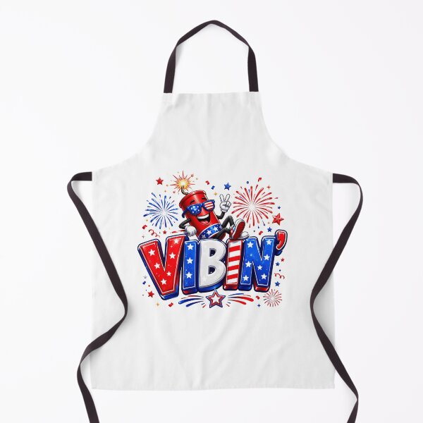 Item preview, Vibin' 4th of July design designed and sold by manytshirts.