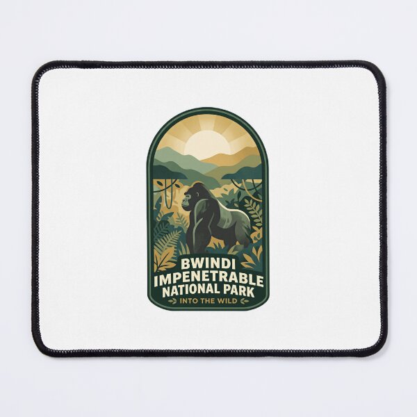 Item preview, Bwindi Impenetrable National Park Into The Wild Uganda Gorilla Safari Travel Souvenir designed and sold by Simsimah26Parks.