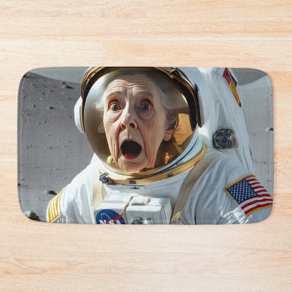 Item preview, Old Woman in a space suit on the moon designed and sold by Colin Bentham.