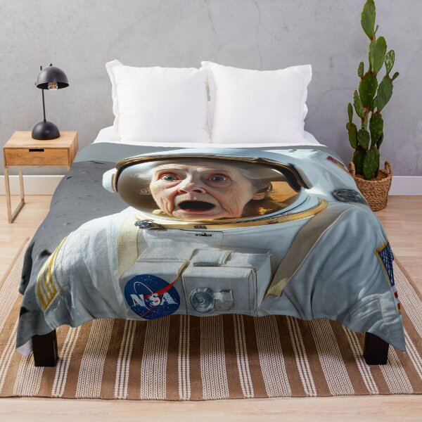 Item preview, Old Woman in a space suit on the moon designed and sold by Colin Bentham.