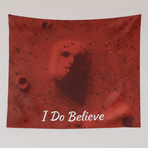 Item preview, Face on Mars - I Do Believe designed and sold by Kirrindy Designs.