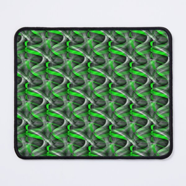 Item preview, Eighties Lime Green On Grey Abstract Curve Repeat Pattern designed and sold by taiche.